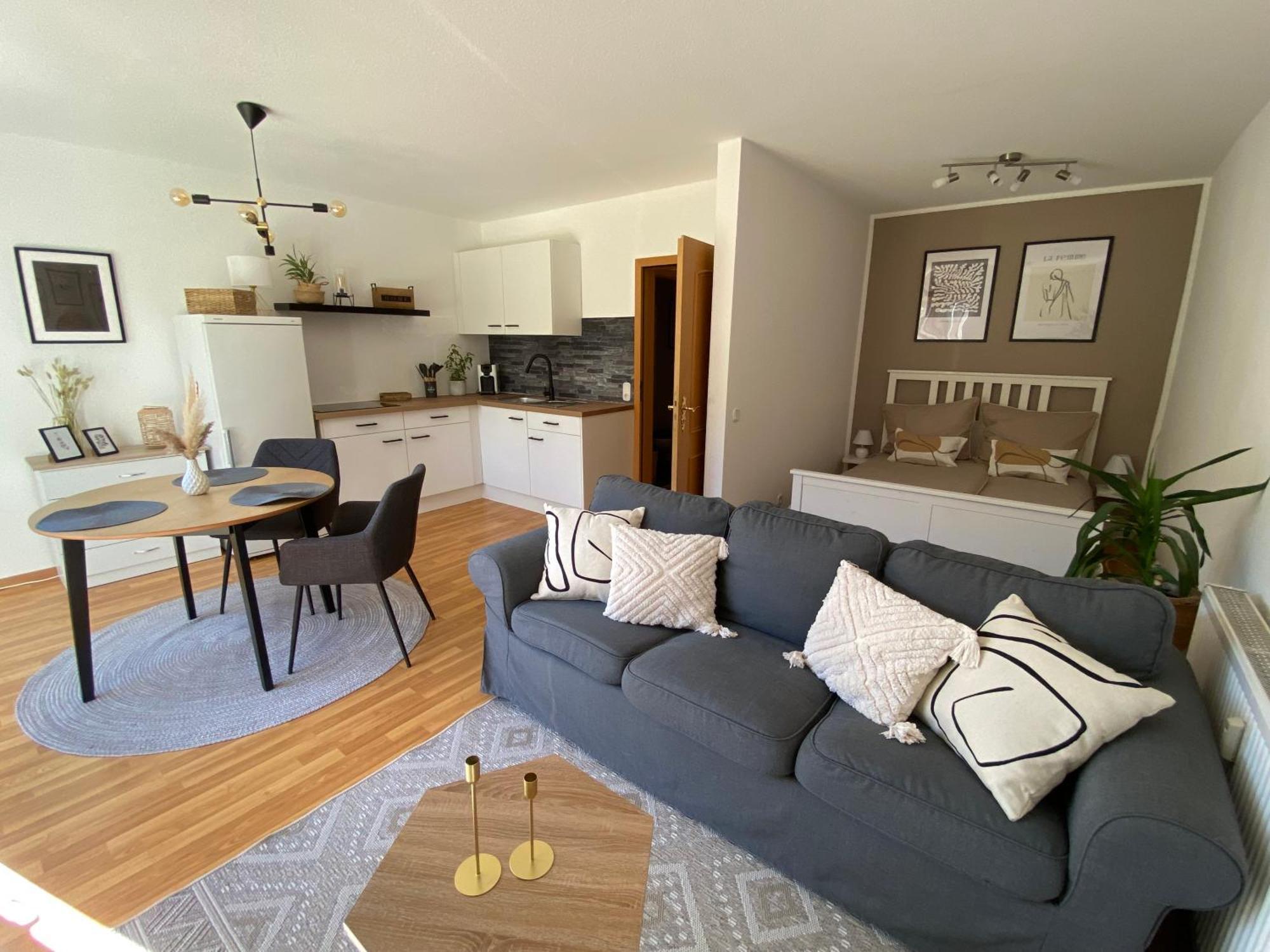 Stilvolles Appartement Jena Buitenkant foto