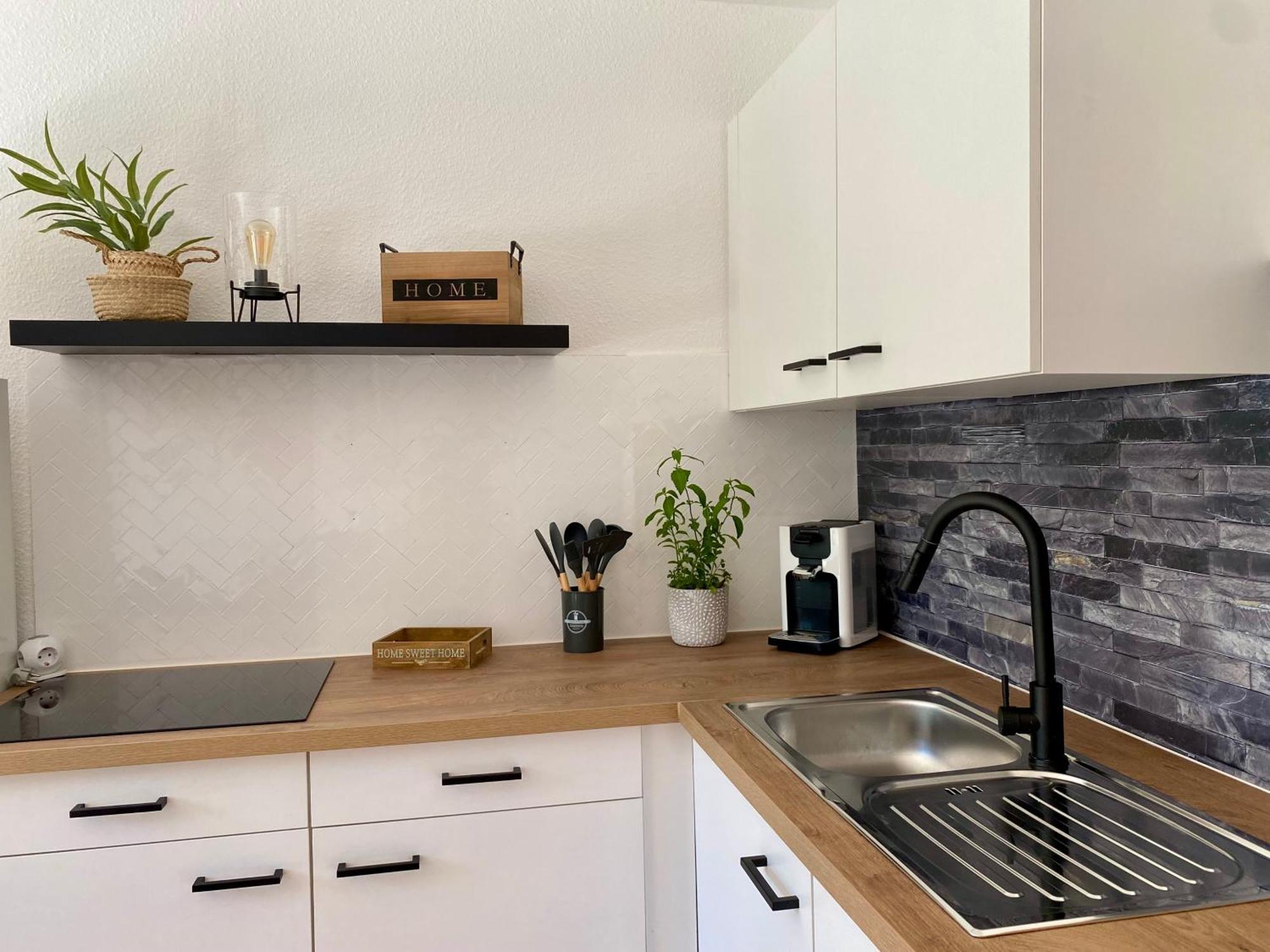 Stilvolles Appartement Jena Buitenkant foto